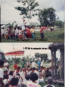 พิธีกรรมเกี่ยวกับการบวช  อ้น ระโนดลาบวช ณ วัดรามแก้ว ปี 2530