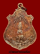 เหรียญพระธาตุพนม หลังพระนาคปรก วัดพันทคีรี จ.นครพนม ปี 2541 เนื้อทองแดง